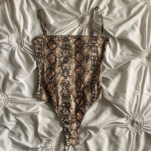 Snake skin body suit